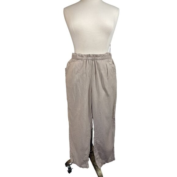 Caslon Pull On Linen Blend Jogger Pant size Large - Picture 1 of 10